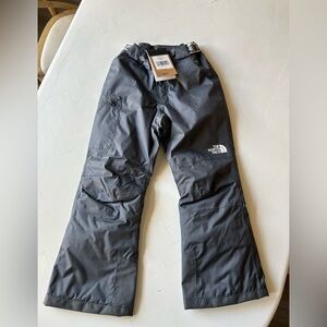 The North Face Kids Dark Gray Bib Pants